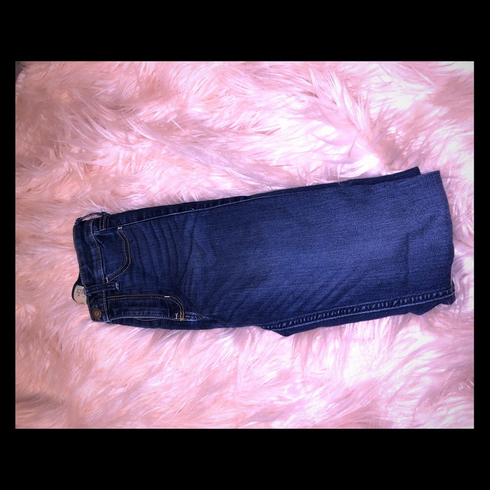 Dark blue jeans